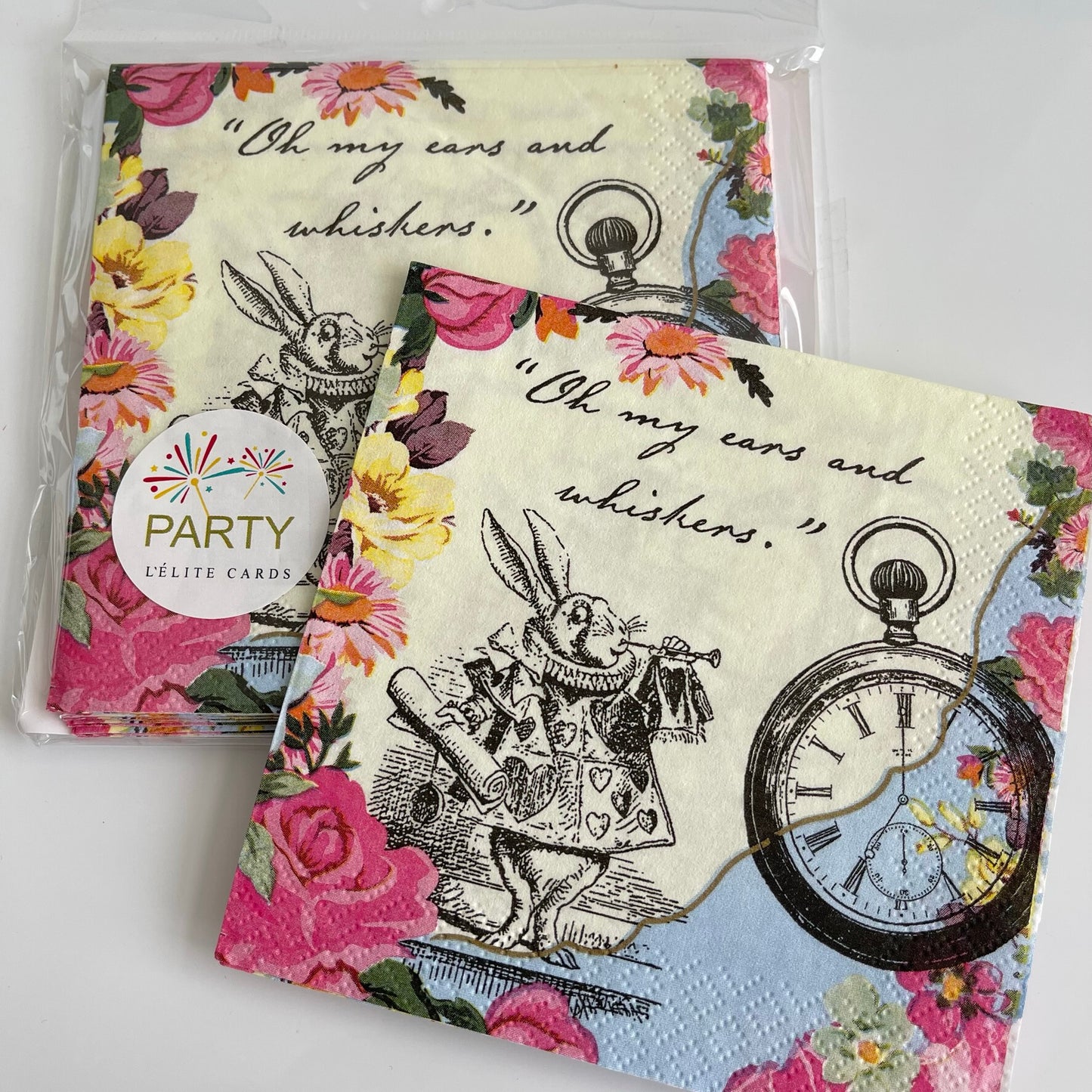 Servilletas Alice in Wonderland