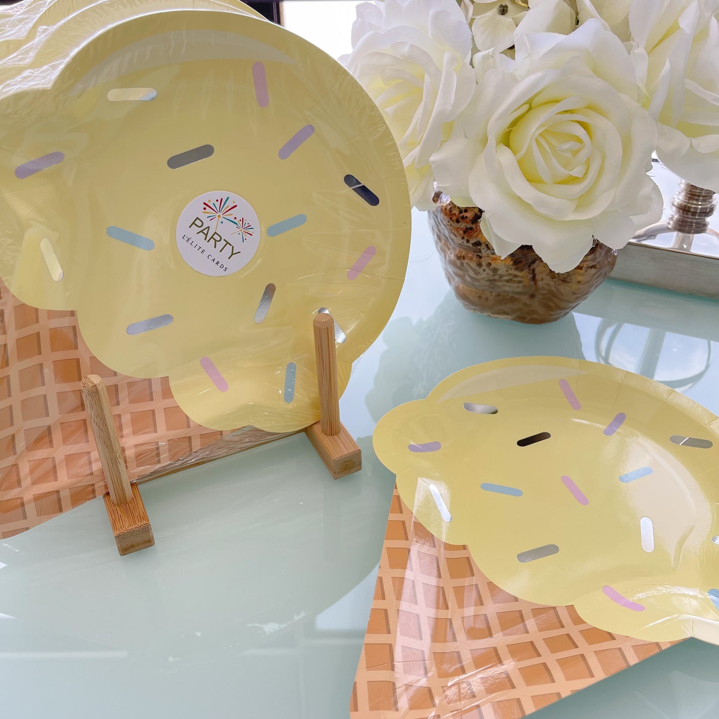 Platos Confetti Ice Cream