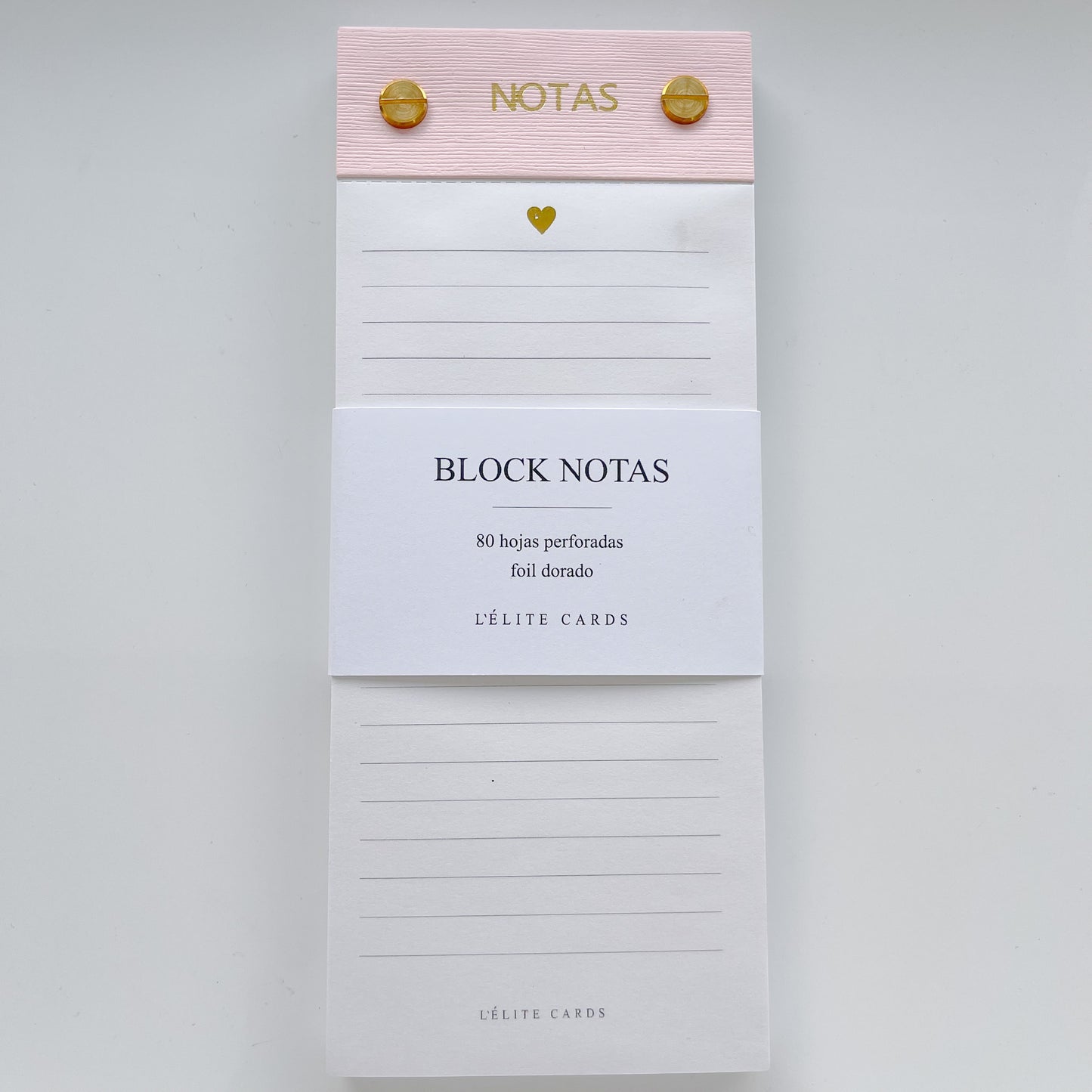 Block de notas Rubor