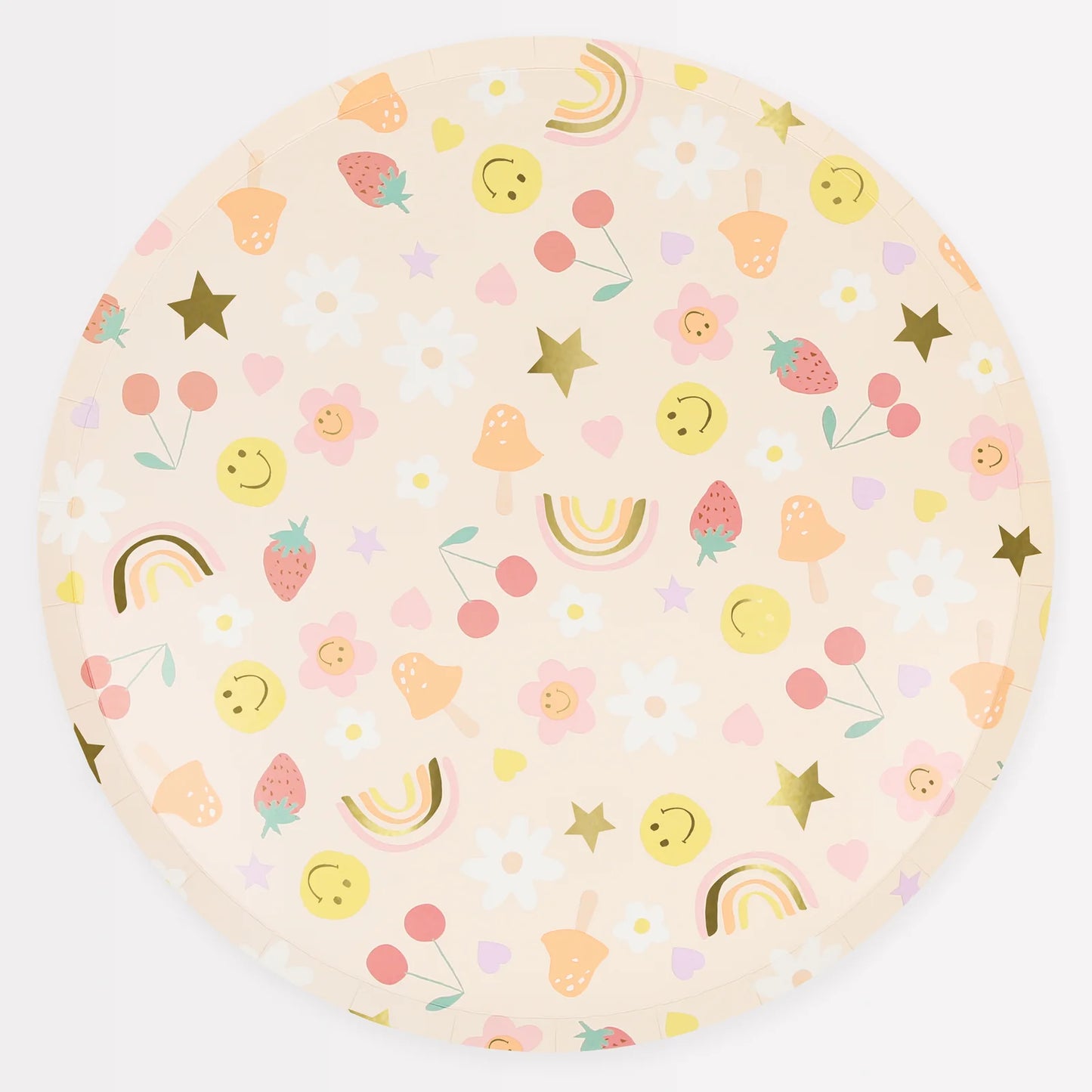 Platos de Cena Iconos Carita Feliz
