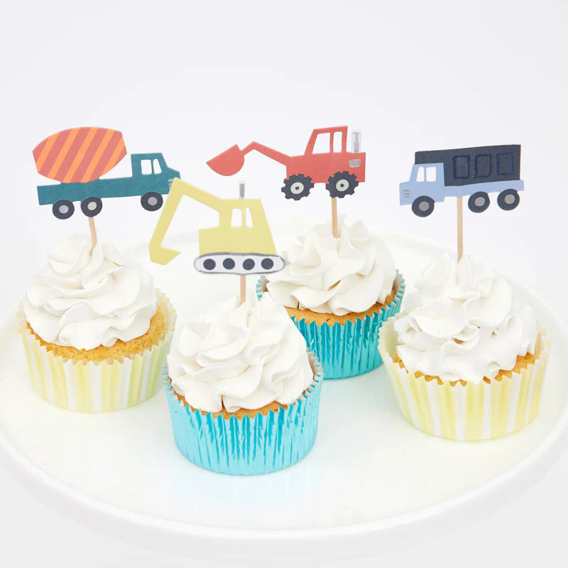 Kit para cupcakes de construcción
