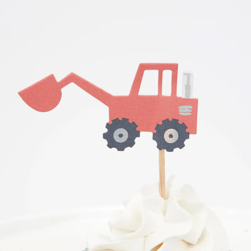Kit para cupcakes de construcción