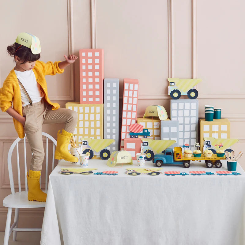 Kit para cupcakes de construcción