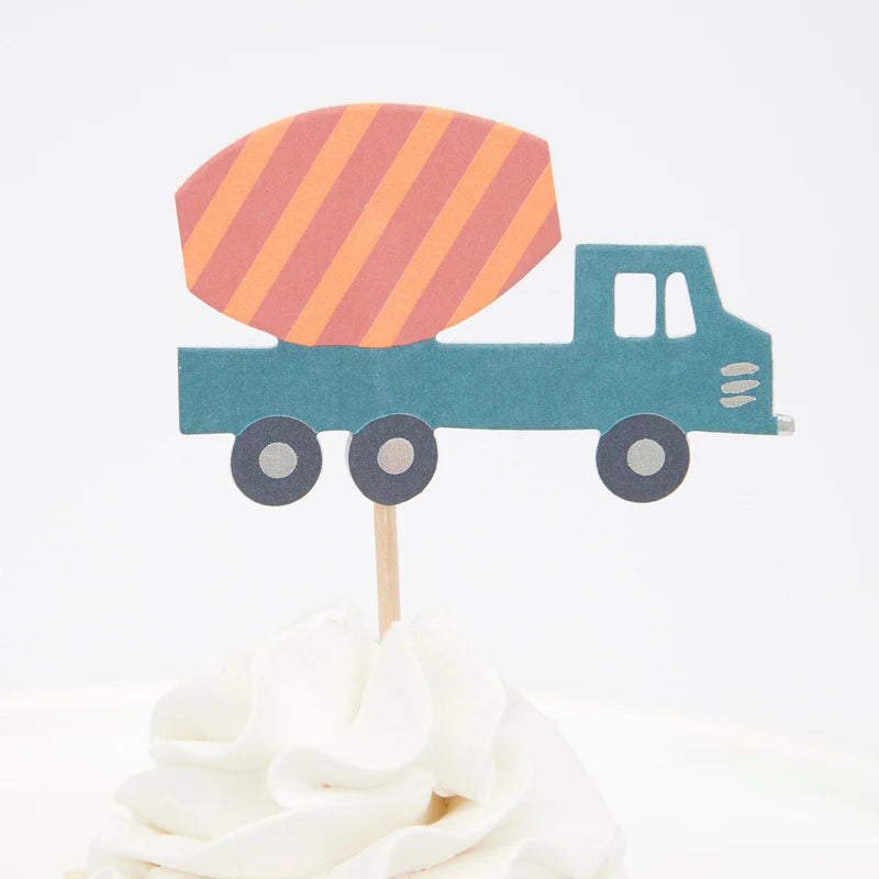 Kit para cupcakes de construcción