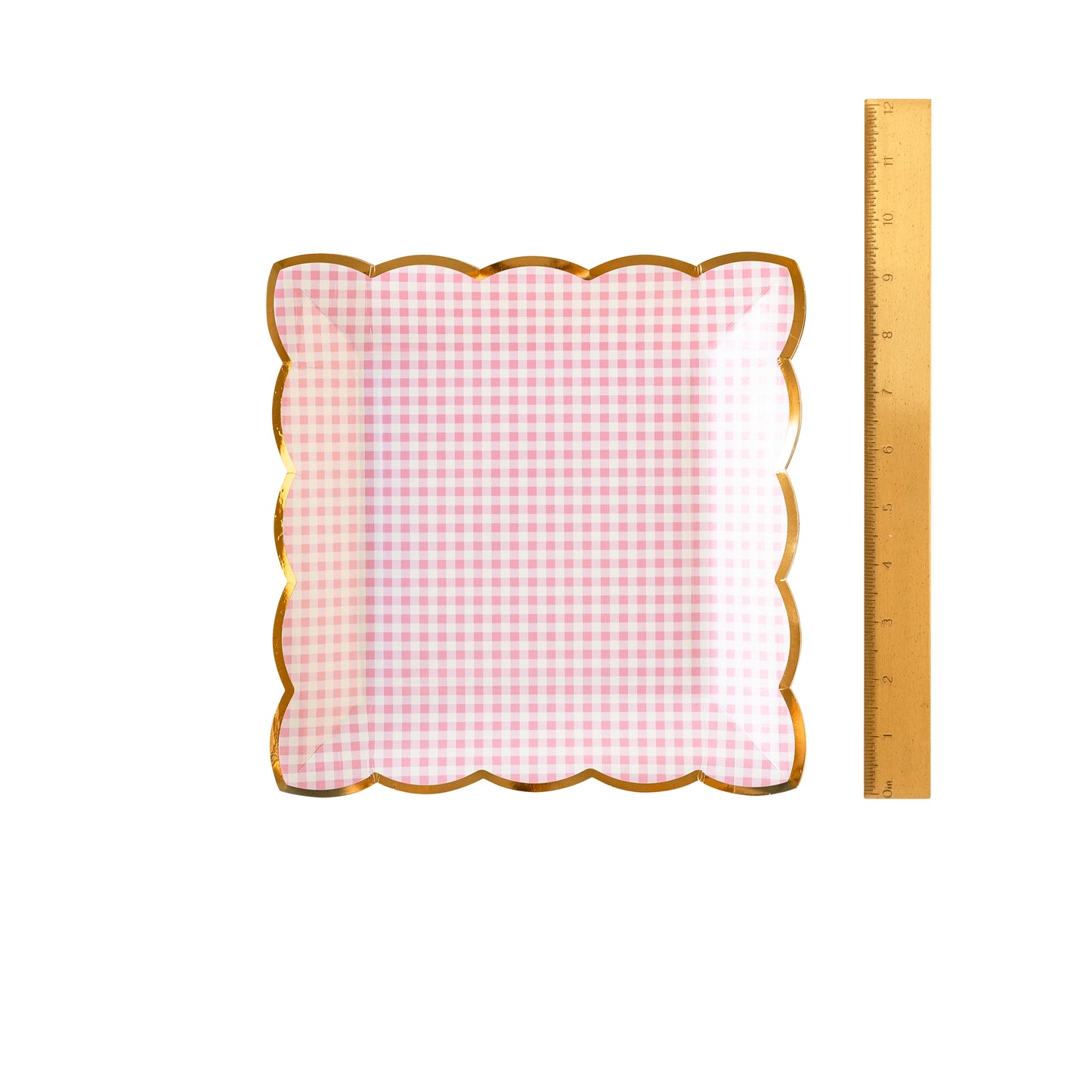 Platos Vichy Rosa