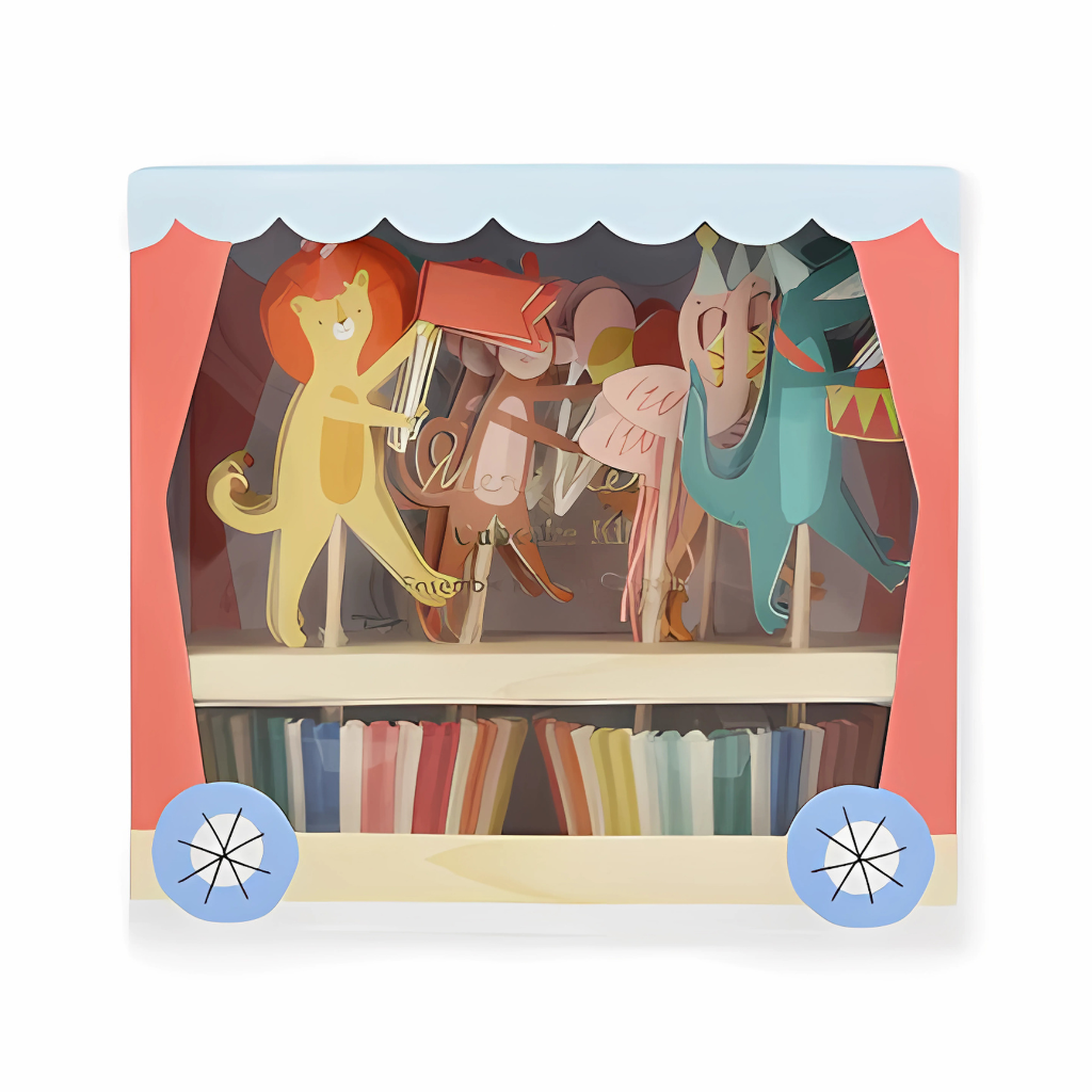 Kit para cupcakes desfile de animales