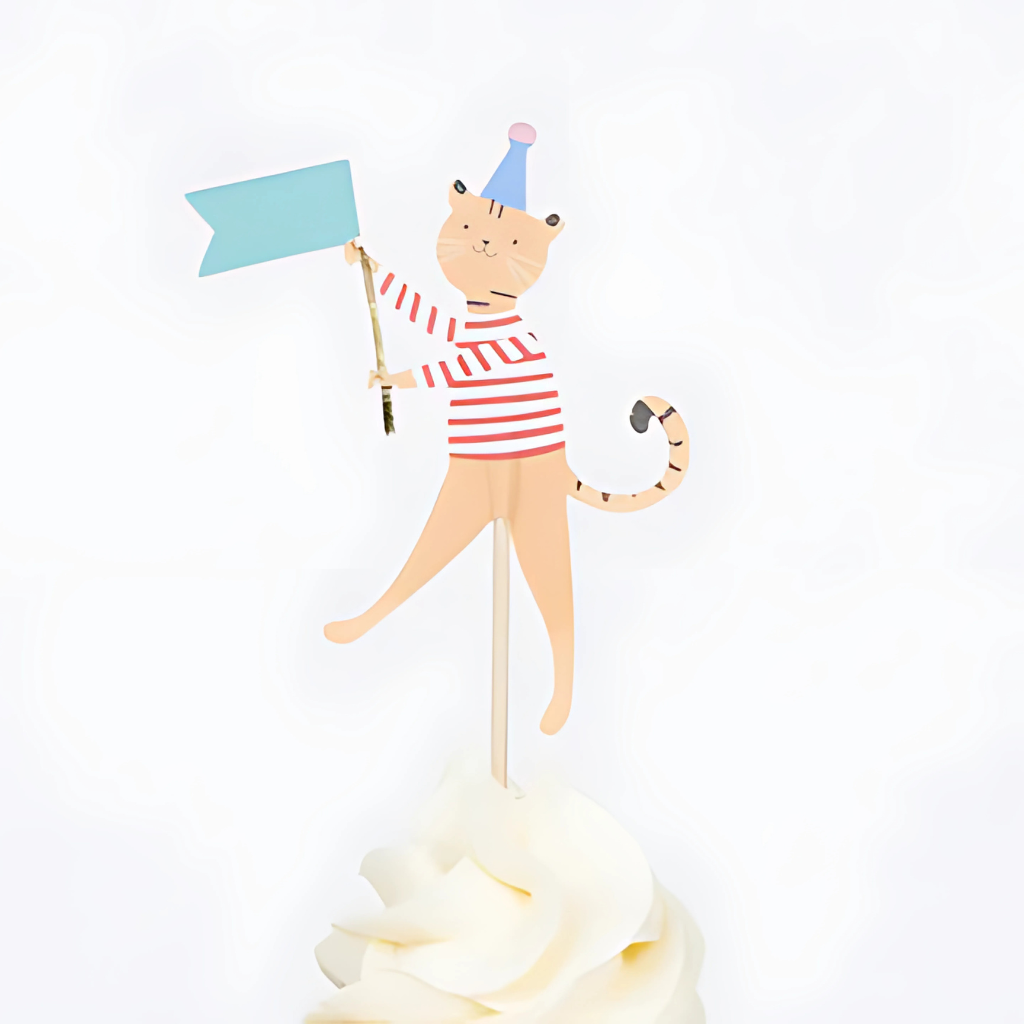 Kit para cupcakes desfile de animales