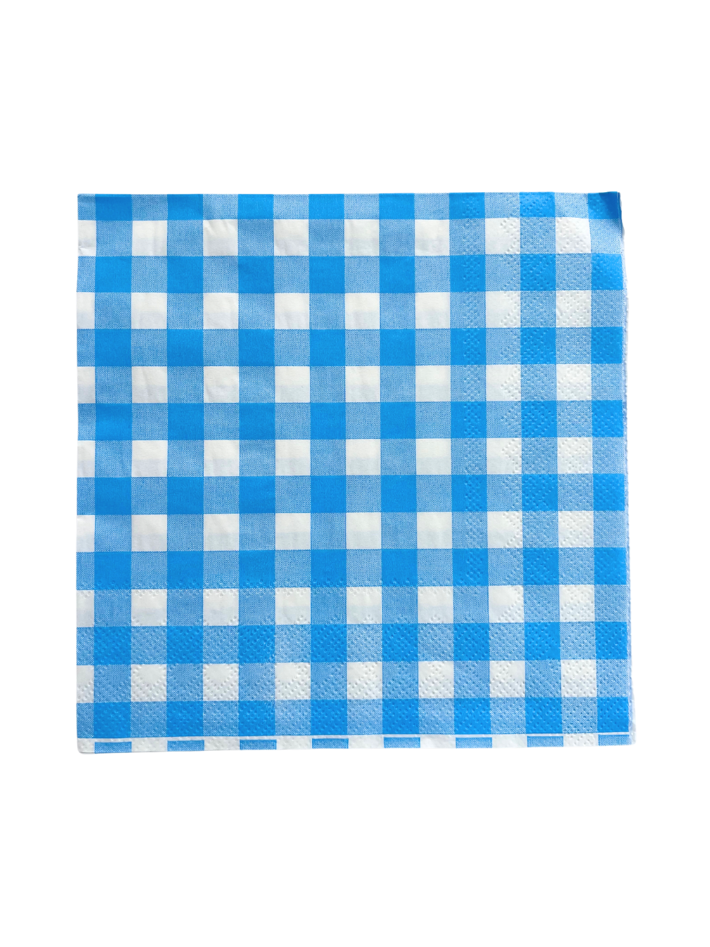 Servilletas Vichy azul