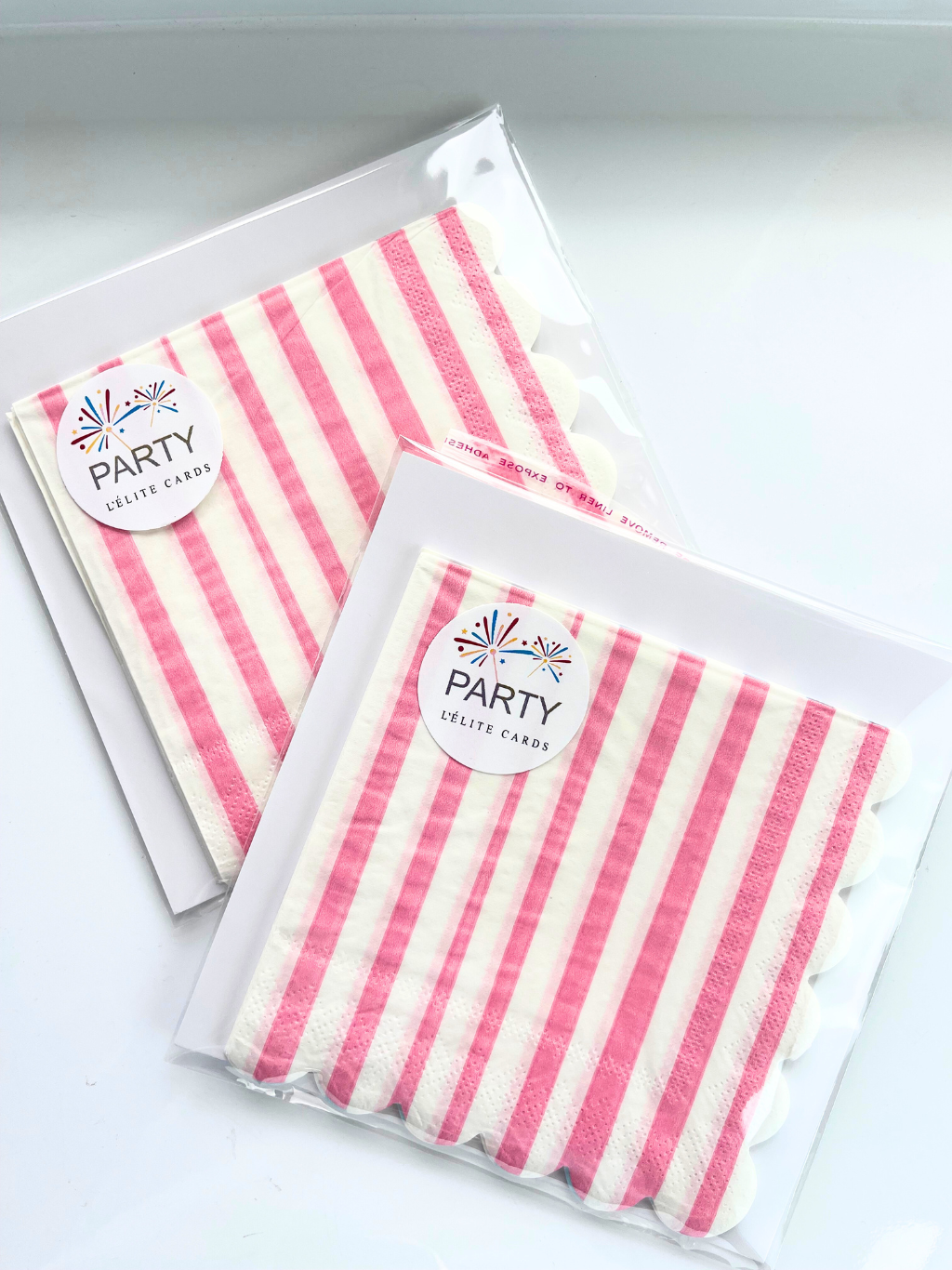 Servilletas rayas mix pastel