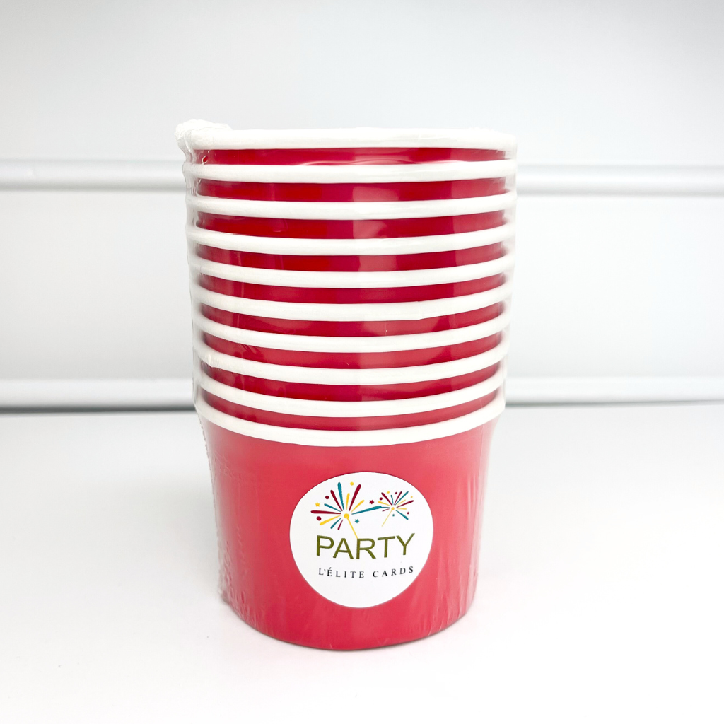 Vasos para helado Rojo