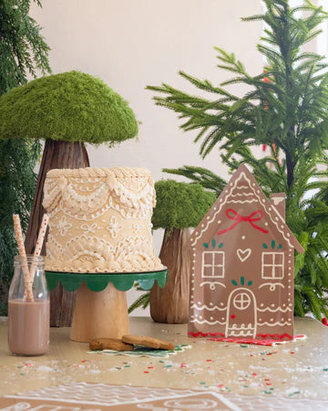 Platos Con Diseño Casita Pan de Jengibre