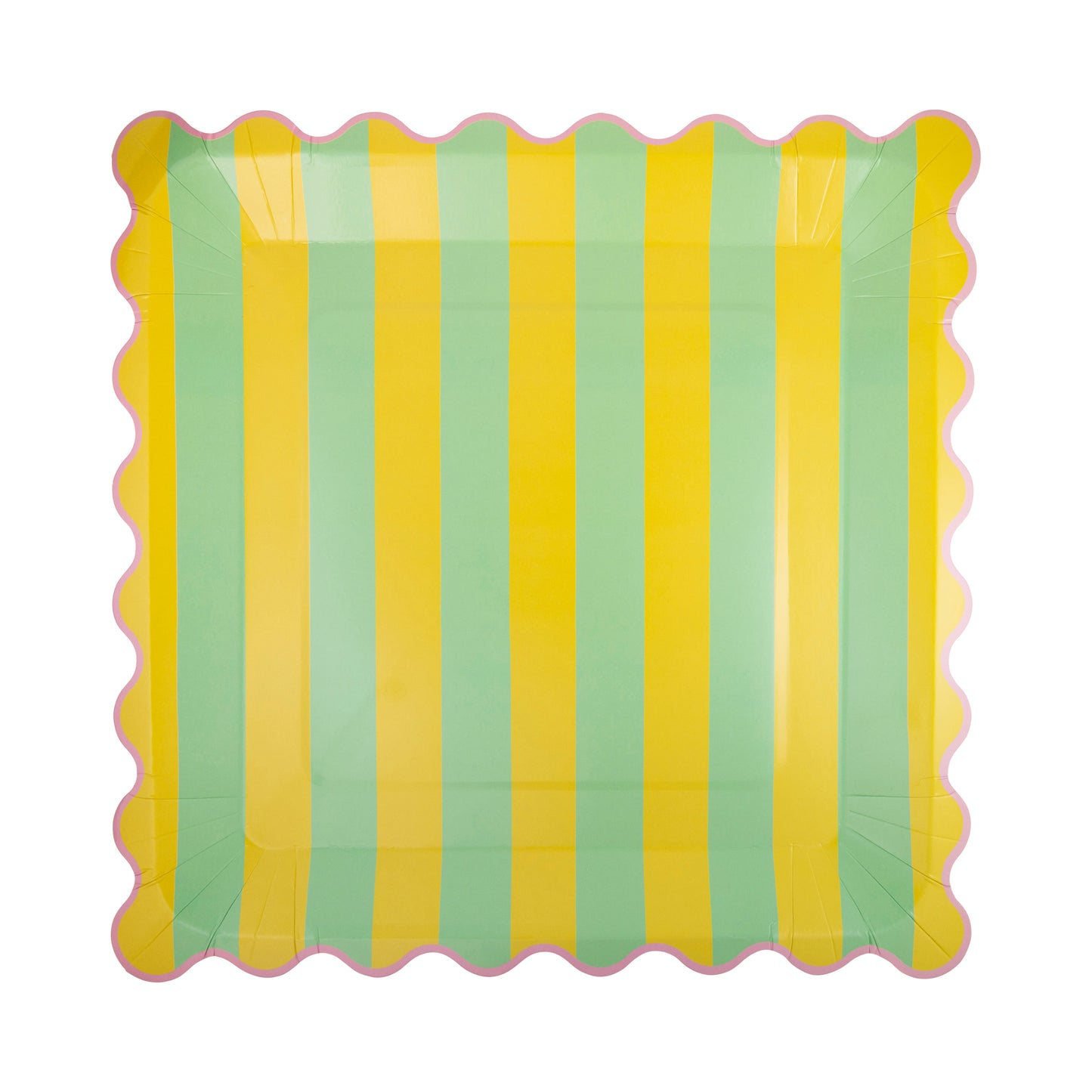 Platos Rayas colores vivos