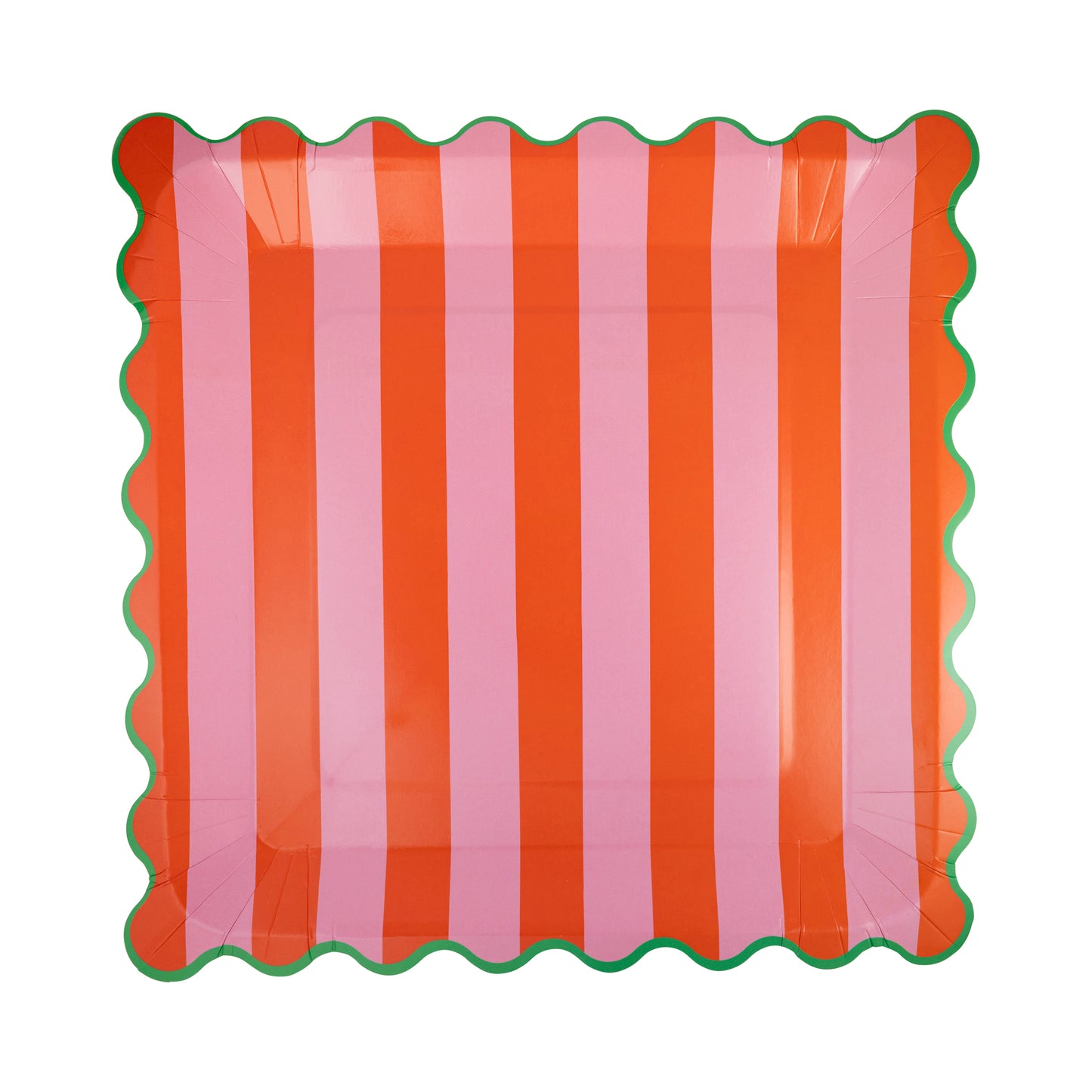 Platos Rayas colores vivos