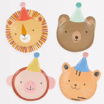 Platos Caras Animales