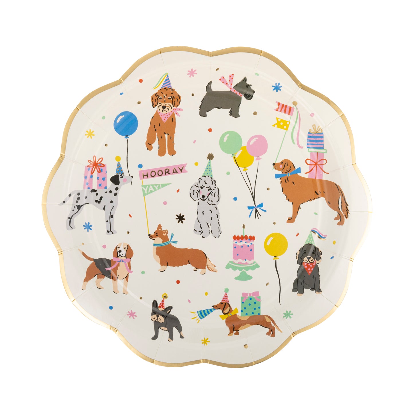 Platos Grandes Perros de Fiesta