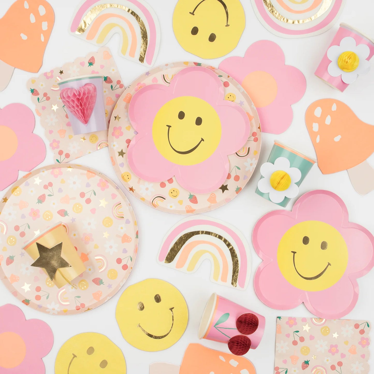 Servilletas con forma de Iconos Felices