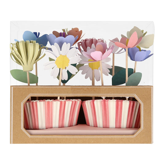Kit para Cupcakes Jardín de Flores