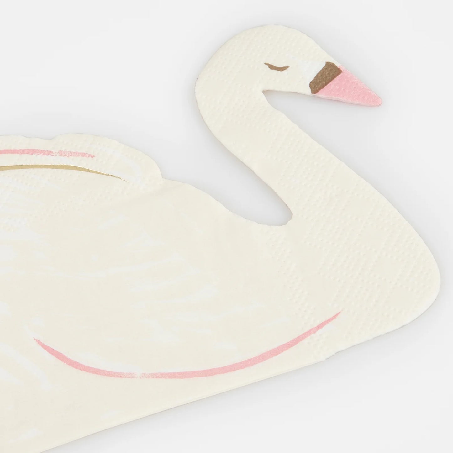Servilletas con forma de cisne