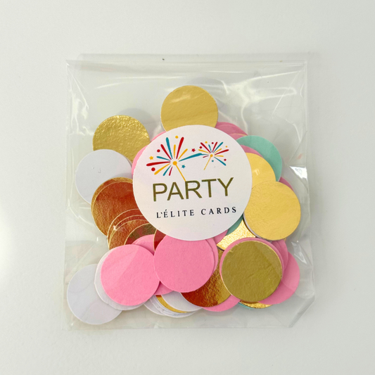 Confeti pastel grande