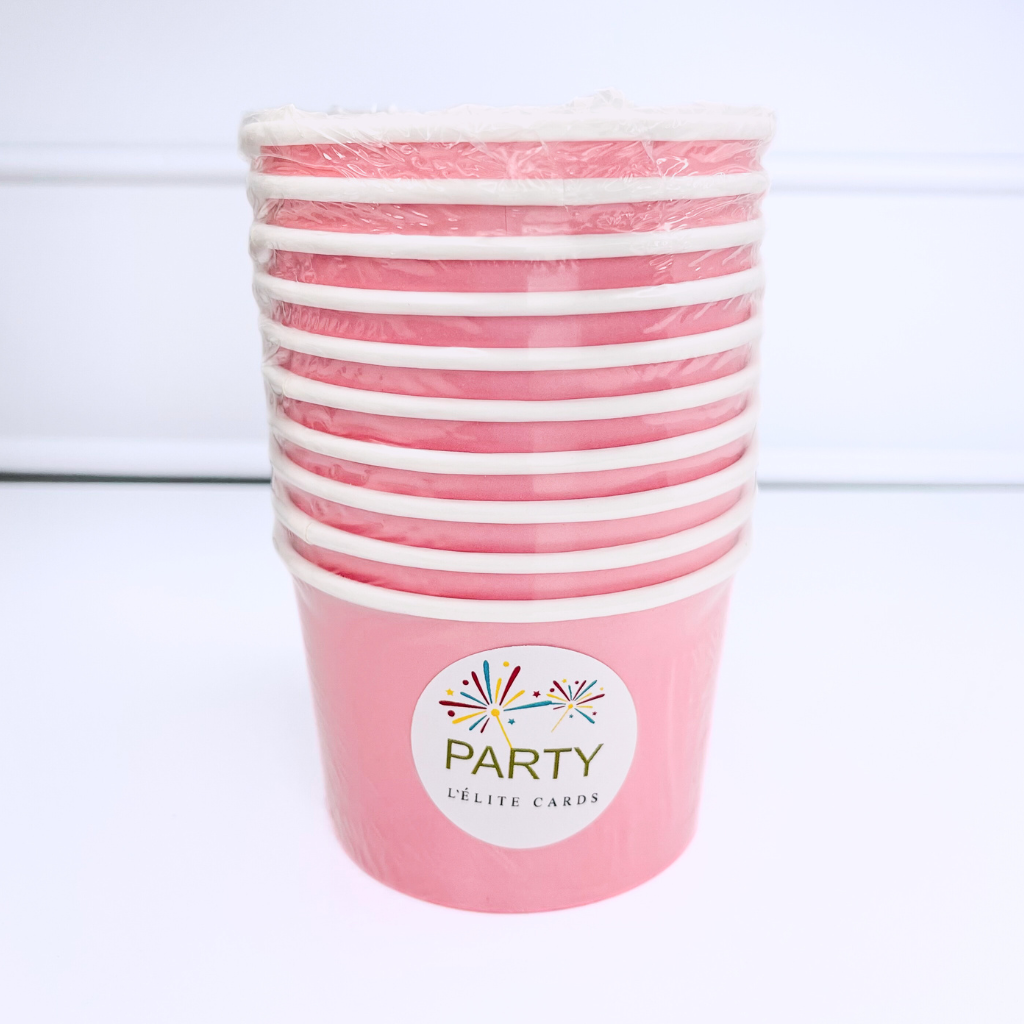 Vasos para helado Rosa